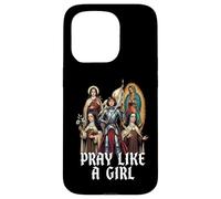 Our Lady The Blessed Mother Latin Marian Titles Catholic Case for iPhone 15 Pro