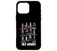 Our Lady The Blessed Mother Latin Marian Titles Catholic Case for iPhone 16 Pro Max