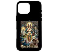 Our Lady The Blessed Mother Latin Marian Titles Catholic Case for iPhone 16 Pro Max