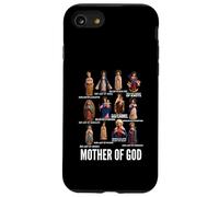 Our Lady The Blessed Mother Latin Marian Titles Catholic Case for iPhone SE (2020) / 7/8