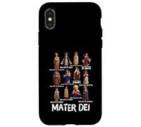 Our Lady The Blessed Mother Latin Marian Titles Catholic Case for iPhone X/XS