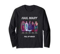 Our Lady The Blessed Mother Latin Marian Titles Catholic Long Sleeve T-Shirt