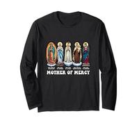 Our Lady The Blessed Mother Latin Marian Titles Catholic Long Sleeve T-Shirt
