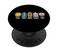 Our Lady The Blessed Mother Latin Marian Titles Catholic PopSockets Adhesive PopGrip