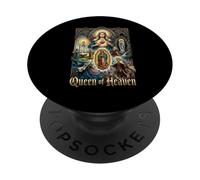 Our Lady The Blessed Mother Latin Marian Titles Catholic PopSockets Adhesive PopGrip