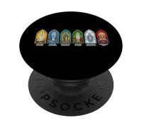 Our Lady The Blessed Mother Latin Marian Titles Catholic PopSockets Adhesive PopGrip