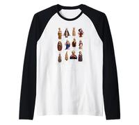 Our Lady The Blessed Mother Latin Marian Titles Catholic Raglan Baseball Tee