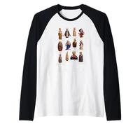 Our Lady The Blessed Mother Latin Marian Titles Catholic Raglan Baseball Tee