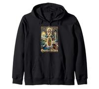 Our Lady The Blessed Mother Latin Marian Titles Catholic Zip Hoodie