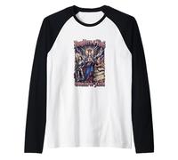 Our Lady The Blessed Mother Saint Joan of Arc Catholic Raglan Baseball Tee