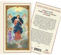 Our Lady Untier of Knots (HC9-101E) Holy Card (English) - Laminated (Undoer of Knots)
