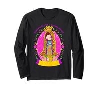 Our Lady Virgen De Guadalupe Cartoon Saint Virgin Mary Long Sleeve T-Shirt