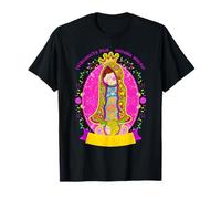 Our Lady Virgen De Guadalupe Cartoon Saint Virgin Mary T-Shirt