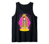 Our Lady Virgen De Guadalupe Cartoon Saint Virgin Mary Tank Top