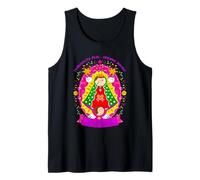 Our Lady Virgen De Guadalupe Cartoon Virgin Mary Virgencita Tank Top