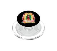 Our Lady Virgen De Guadalupe Saint Virgin Mary Roses Flowers PopSockets PopGrip for MagSafe