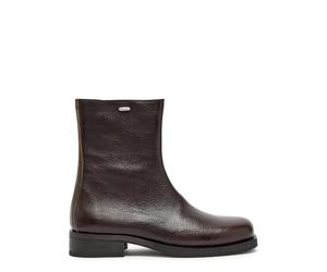 Our Legacy Camion Grained Leather Ankle Boots - Brown - 42 (IT42 / UK8)