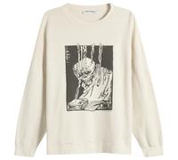 Our Legacy Men's Angry Fan Mail Slack Sweatshirt Ivory
