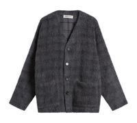 Our Legacy Men's Hairy Wool Cardigan Plum It 52