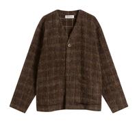 Our Legacy Men's Mohair Cardigan Dorf Check Hairy Wool