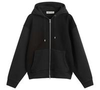 Our Legacy Men's Rascal Zip Up Hood Pigment Black Hefty Fleece