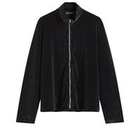 Our Legacy Men's Shrunken Fullzip Polo Phantom Stripe Velour