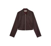 Our Legacy Statue Satin-twill Jacket - Dark Brown - 42 (UK14 / L)