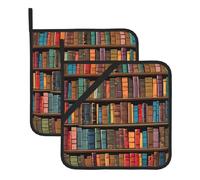 Our Library Bookshelf Heat-Resistant Pot Mat Is The Perfect Companion For Your Kitchen And Dining Table