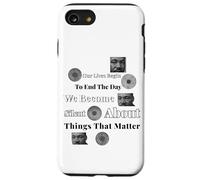 Our Lives Begin to End the Day We Become Silent Civil Rights Case for iPhone SE (2020) / 7/8