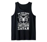 Our Lord and Savior Satan - Pentagram Occult Lucifer Satanic Tank Top