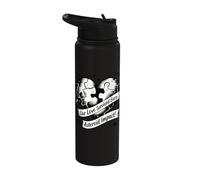 Our Love Survived Every Asteroid Impact Heart Puzzle Stainless Steel Insulated Water Bottle