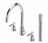 Our-Piece Bathtub Faucet Full Three-Hole Separation Split Bath Tub,Kitchen Sink Faucet