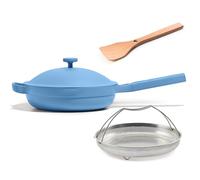 Our Place Always Pan 2.0-10.5” (2.6 Qt) Nonstick, Toxin-Free Ceramic Cookware | Patented 10-in-1 Aluminum Frying & Sauté Pan | Safe for Oven, Induction & All Cooktops up to 450°F | Forget-Me-Not Blue