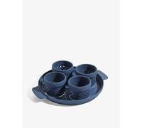 Our Place Blue Salt Silicone Egg Poacher 27.5cm