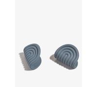 Our Place Blue Salt Textured Wrap-around Silicone Hot Grips