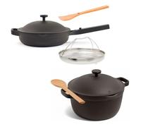 Our Place Cookware Duo - 7-Piece Set Including The Always Pan, Perfect Pot and Spatulas | Multifunctional, Toxin-Free Nonstick | Heat Safe up to 450°F | Oven, Stove, Induction Compatible | Char