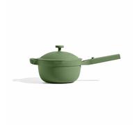 Our Place Perfect Pot - Mini 2.4L Nonstick Ceramic Sauce Pan with Lid | Versatile Cookware for Stovetop and Oven | Steam, Bake, Braise, Roast | PTFE and PFOA-Free | Toxin-Free, Easy to Clean | Sage