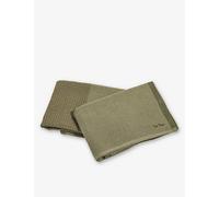 Our Place Our Place Double Dual-Textured Cotton Kitchen Towels Set Of Two Sage