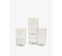 Our Place Our Place Night + Day Glasses Set Of Four Clear