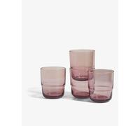 Our Place Our Place Night + Day Water Glasses Set Of Four Rosa