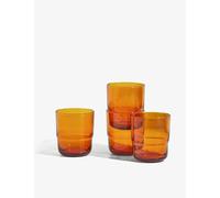 Our Place Our Place Night + Day Water Glasses Set Of Four Sunset