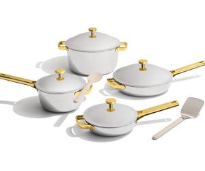 Our Place Titanium Pro Cookware Set (4-Piece) - Always Pan & Perfect Pot | Nonst