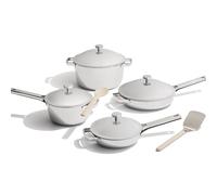 Our Place Titanium Pro Cookware Set (4-Piece) - Always Pan & Perfect Pot | Nonstick No-Coat Technology | Tri-Ply Titanium & Stainless Steel | Safe for Oven, Induction & Cooktops up to 535°C | Chrome