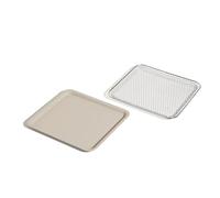 Our Place Wonder Oven Accessories Bundle - Extra Air Fryer Basket & Nonstick Ceramic-Coated Bake Pan | Oven Safe, Eco-Friendly | Steam