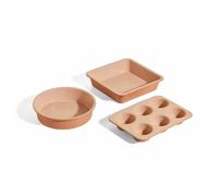 Our Place Wonder Oven Baker’s Kit - 3-Piece Toxin-Free Ceramic Nonstick Bakeware Set (20cm Round, 20cm Square, 6-Cup Muffin Pan) - Oven-Safe up to 232°C - Spice