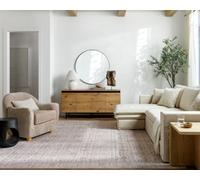 Our Pnw Home X Livabliss Vintage Oriental Boho Rust Spokane Area Rug 117 X 170 Cm - Easy Care, Ideal For Living Room & Bedroom