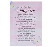 Our Precious Daughter Graveside Memorial Card - TY201
