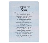 Our Precious Son Graveside Memorial Card - TY204