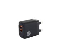 24W Dual USB-A Wall Charger (UK port)
