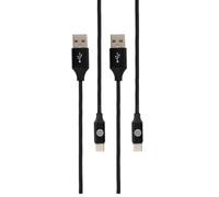 OUR PURE PLANET USB-A to USB-C cable, 1.2m / 4ft (Pack of 2)